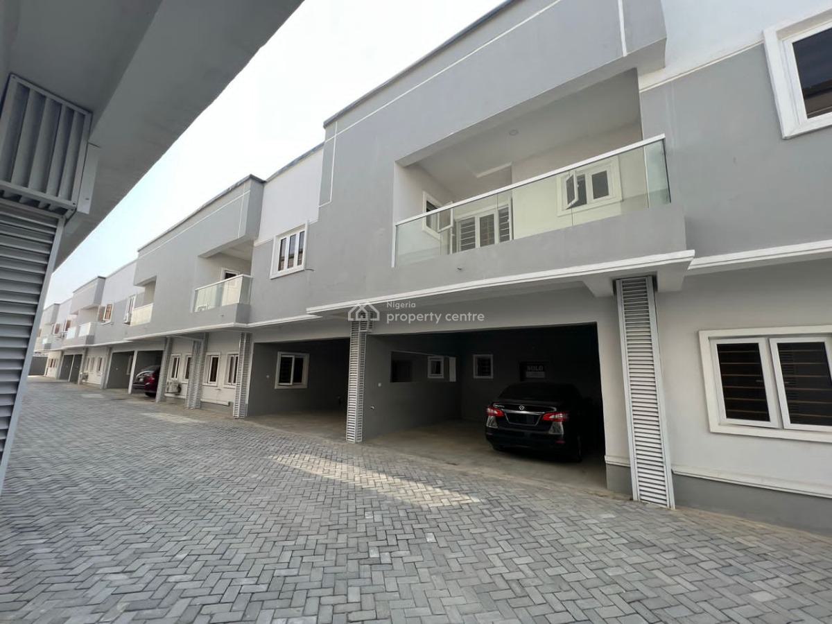 Serviced 3 Bedroom En-suite Terraced Duplex with Fitted Kitchen/pantry, Orchid Road, After Chevron Drive 2nd Toll Gate, Lekki Phase 1, Lekki, Lagos, Terraced Duplex for Rent