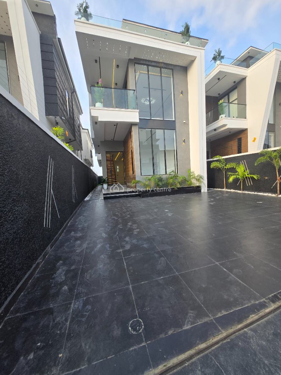 Royal Crest Duplex -- 5- Bedroom Masterpiece  No Agency , No Hidden Fee, Ifeanyi Akueche Street Lekki Palm City Ajah, Ajah, Lagos, Detached Bungalow for Sale