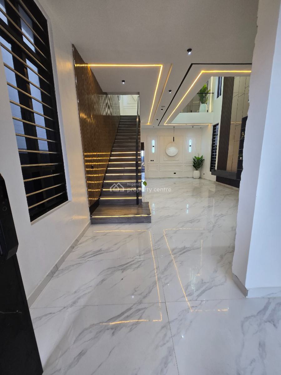 Royal Crest Duplex -- 5- Bedroom Masterpiece  No Agency , No Hidden Fee, Ifeanyi Akueche Street Lekki Palm City Ajah, Ajah, Lagos, Detached Bungalow for Sale