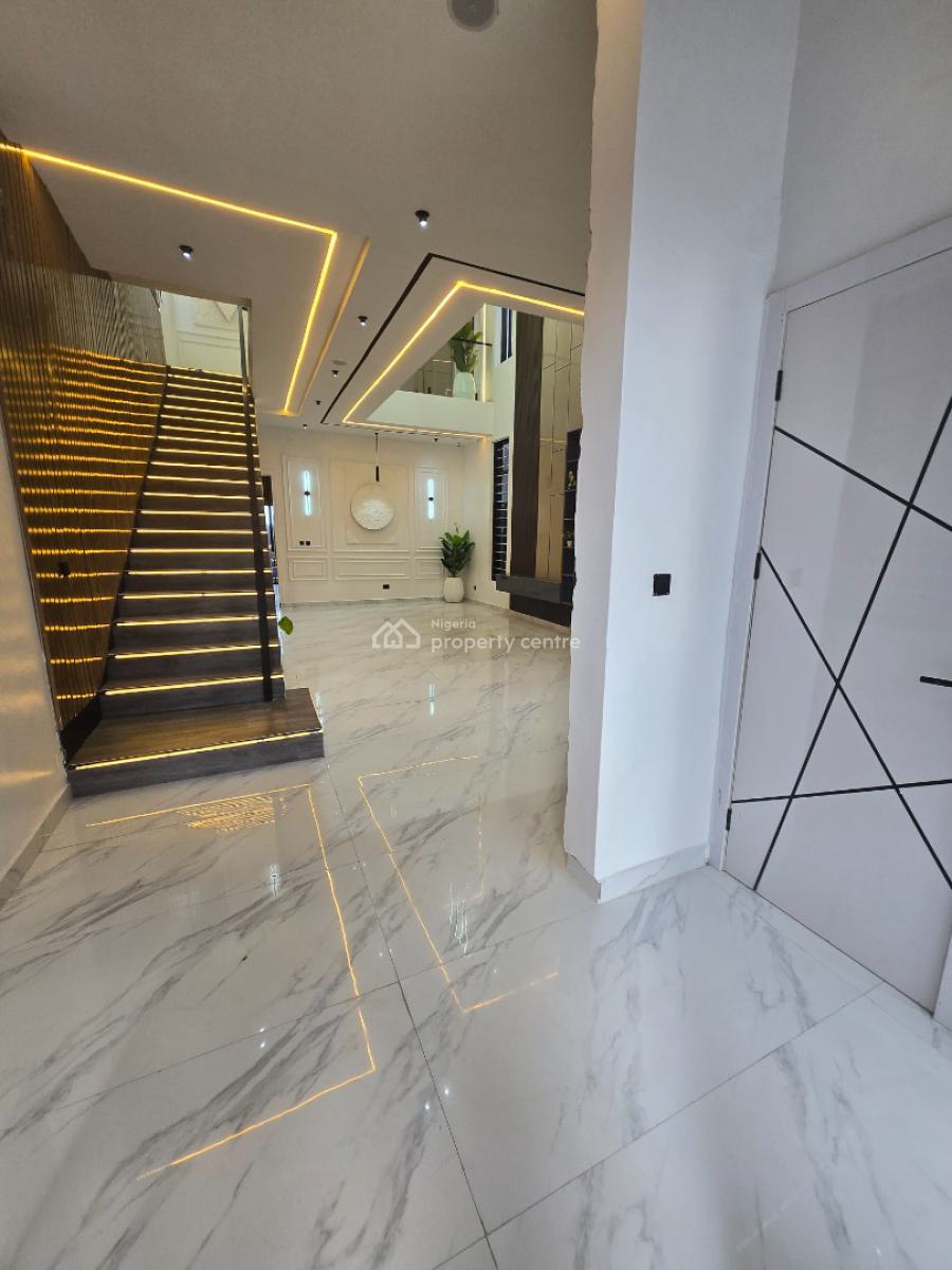 Royal Crest Duplex -- 5- Bedroom Masterpiece  No Agency , No Hidden Fee, Ifeanyi Akueche Street Lekki Palm City Ajah, Ajah, Lagos, Detached Bungalow for Sale