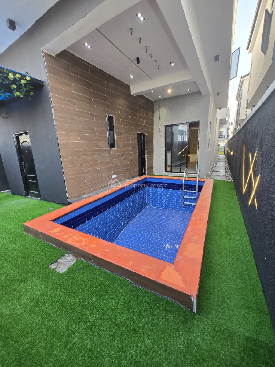 Royal Crest Duplex -- 5- Bedroom Masterpiece  No Agency , No Hidden Fee, Ifeanyi Akueche Street Lekki Palm City Ajah, Ajah, Lagos, Detached Bungalow for Sale