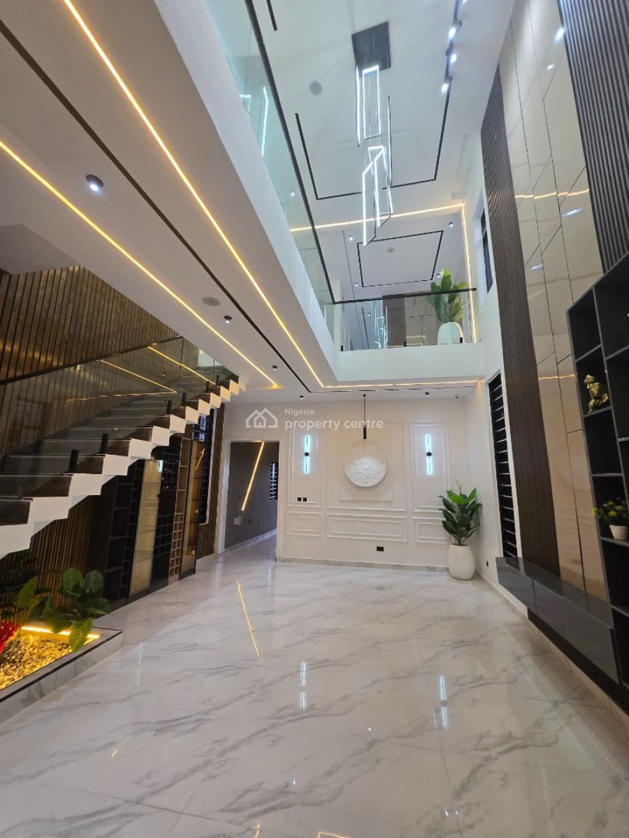 Royal Crest Duplex -- 5- Bedroom Masterpiece  No Agency , No Hidden Fee, Ifeanyi Akueche Street Lekki Palm City Ajah, Ajah, Lagos, Detached Bungalow for Sale