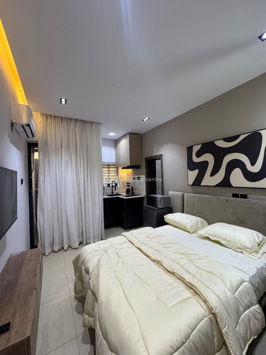 Executive Studio Apartment for Airbnb with Laundromat, Adelabu, Surulere, Lagos, Self Contain (single Rooms) Short Let