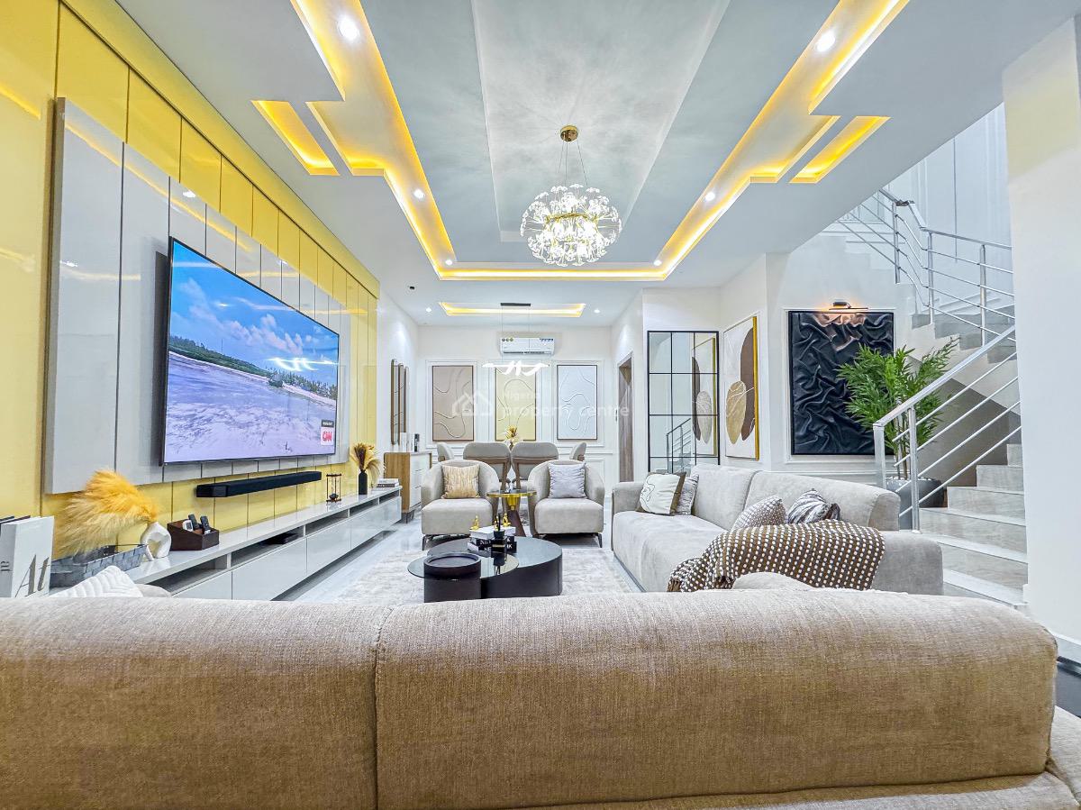 Three Bedroom Terrace Duplex Apartment, Ikate, Lekki, Lagos, Terraced Duplex Short Let