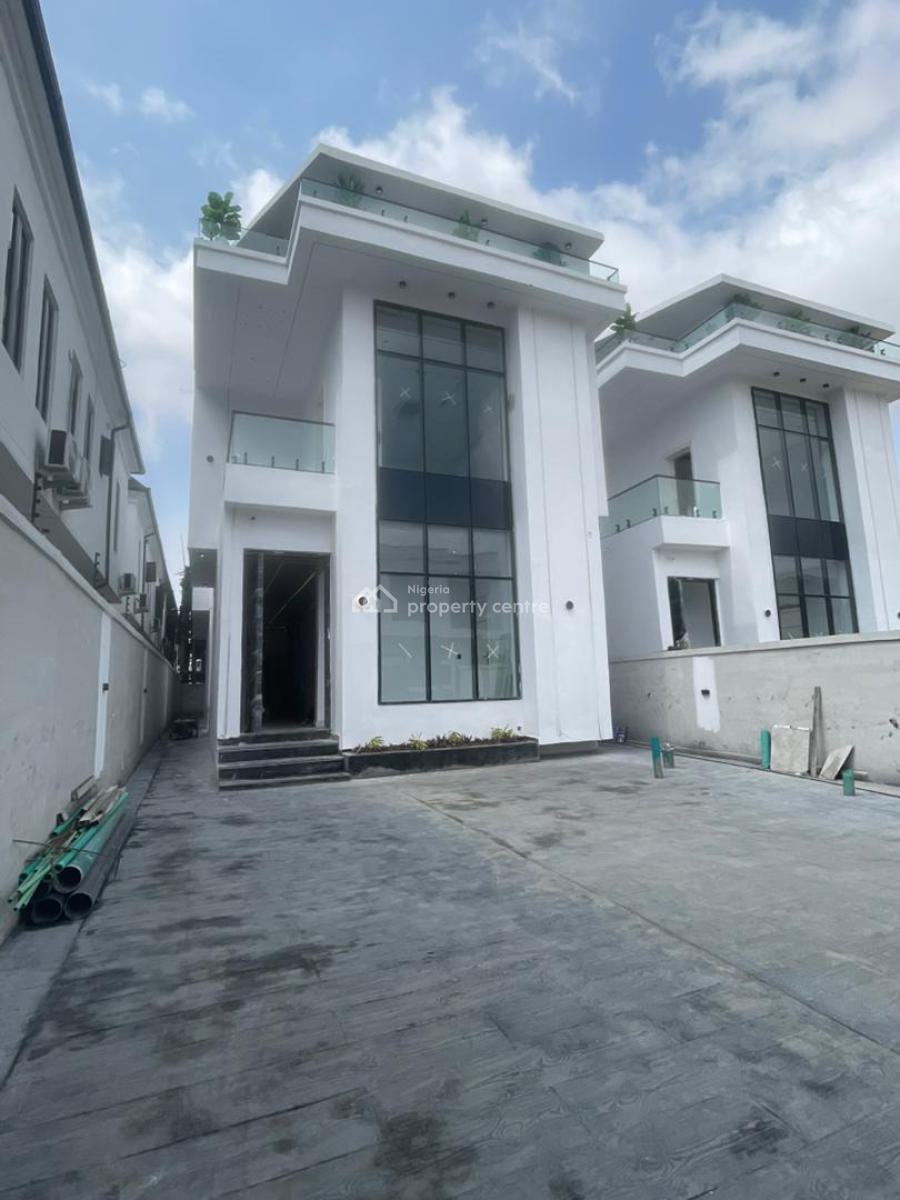 5 Bedroom Full Detached Duplex Home with Swimming Pool and Bq, Vgc, Lekki, Lagos, Detached Duplex for Sale