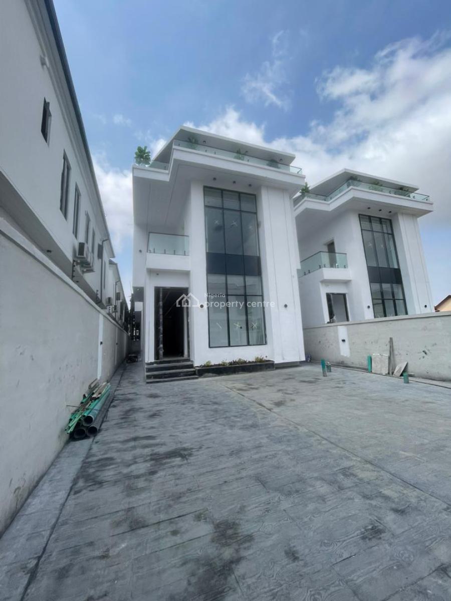 5 Bedroom Full Detached Duplex Home with Swimming Pool and Bq, Vgc, Lekki, Lagos, Detached Duplex for Sale