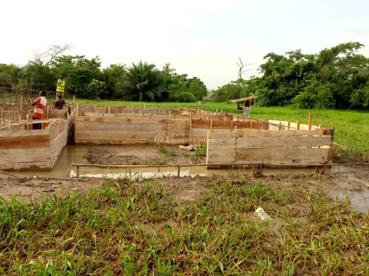 a 600sqmt Property of 2 Bedroom Flat & Gate House at Foundation Level, Queens Garden Estate, Opic, Isheri North, Lagos, Residential Land for Sale