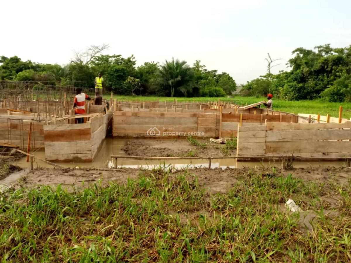 a 600sqmt Property of 2 Bedroom Flat & Gate House at Foundation Level, Queens Garden Estate, Opic, Isheri North, Lagos, Residential Land for Sale