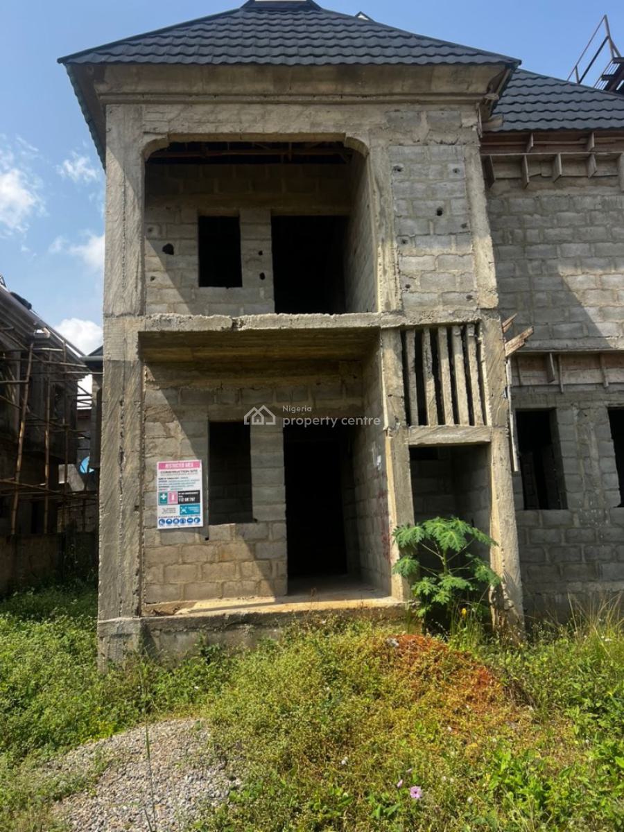 Carcass Built 4 Bedroom Fully Detached Duplex, Progress Estate By Dayo Kuye Street, New Oko-oba, Agege, Lagos, Detached Duplex for Sale