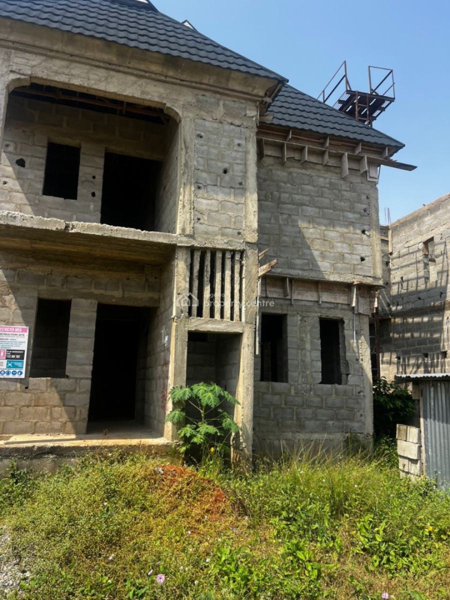 Carcass Built 4 Bedroom Fully Detached Duplex, Progress Estate By Dayo Kuye Street, New Oko-oba, Agege, Lagos, Detached Duplex for Sale