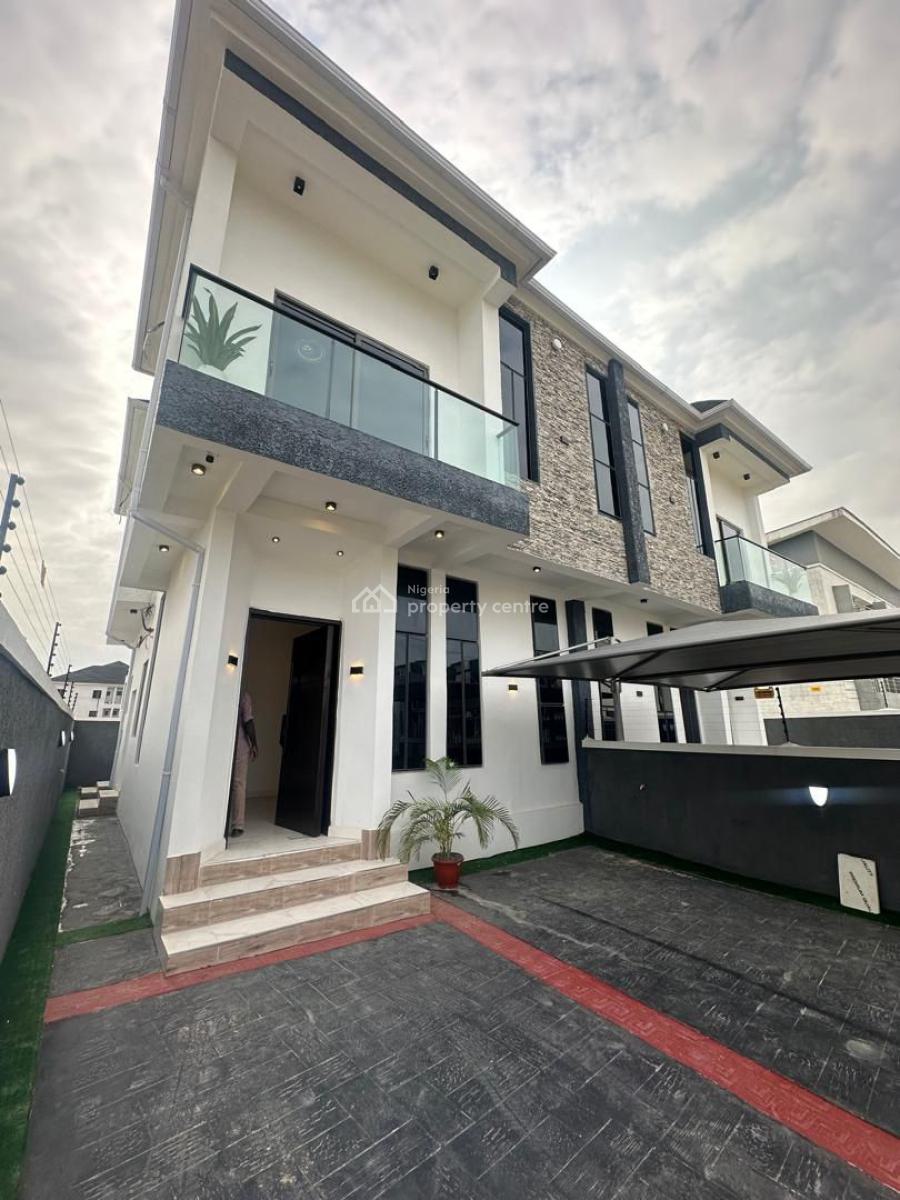 Classic 4 Bedroom Semi Detached Duplex with Bq in a Secure Estate, Ikota, Lekki, Lagos, Semi-detached Duplex for Rent
