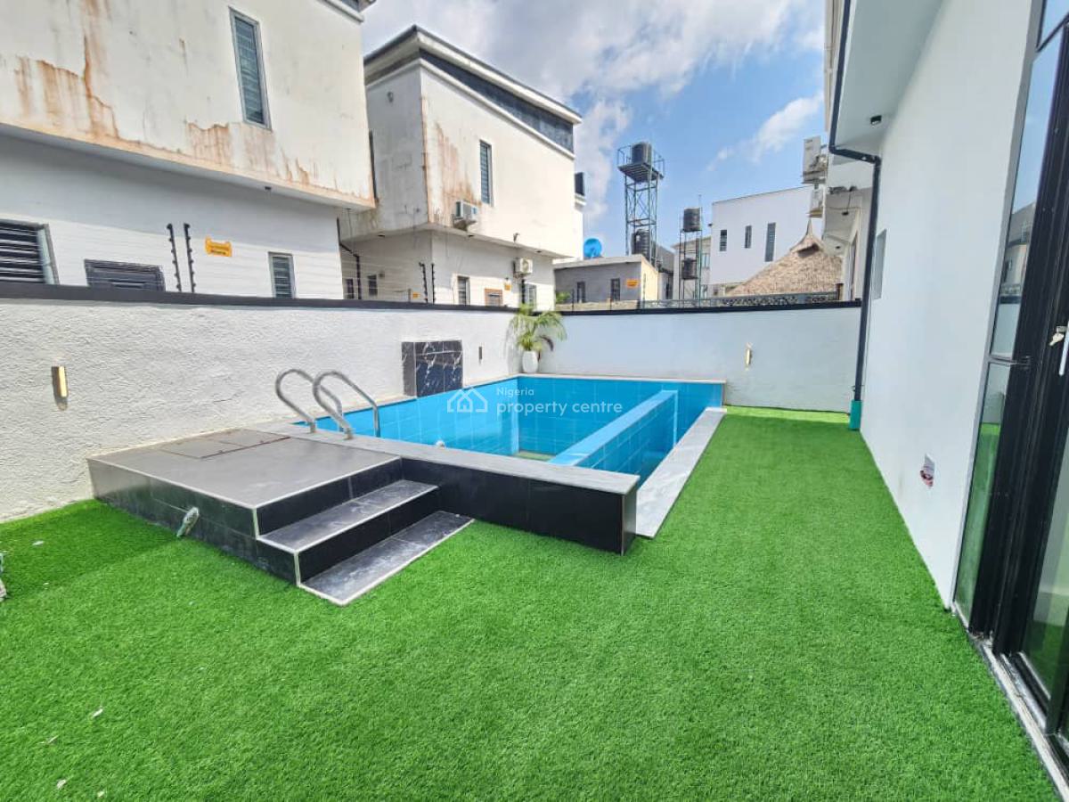 5 Bedroom Full Detached Duplex Home with Swimming Pool and Bq, Ajah, Lagos, Detached Duplex for Sale