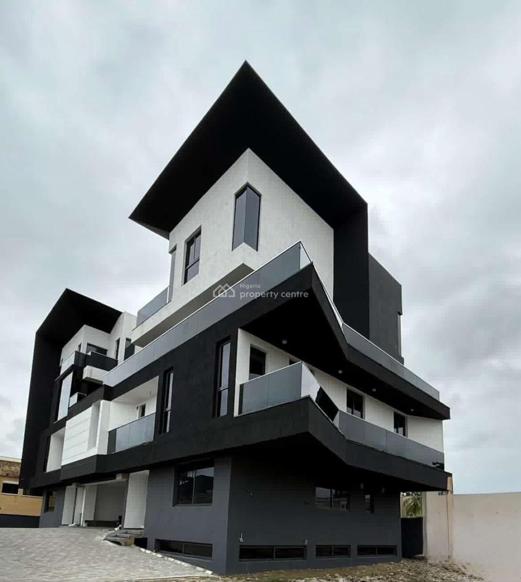 5bedroom Detached Duplex on 4floors with 3bed Bq Sitting on 850sqm, Osborne Phase 1 Estate, Osborne, Ikoyi, Lagos, Detached Duplex for Sale
