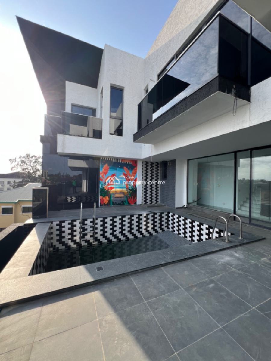 5bedroom Detached Duplex on 4floors with 3bed Bq Sitting on 850sqm, Osborne Phase 1 Estate, Osborne, Ikoyi, Lagos, Detached Duplex for Sale