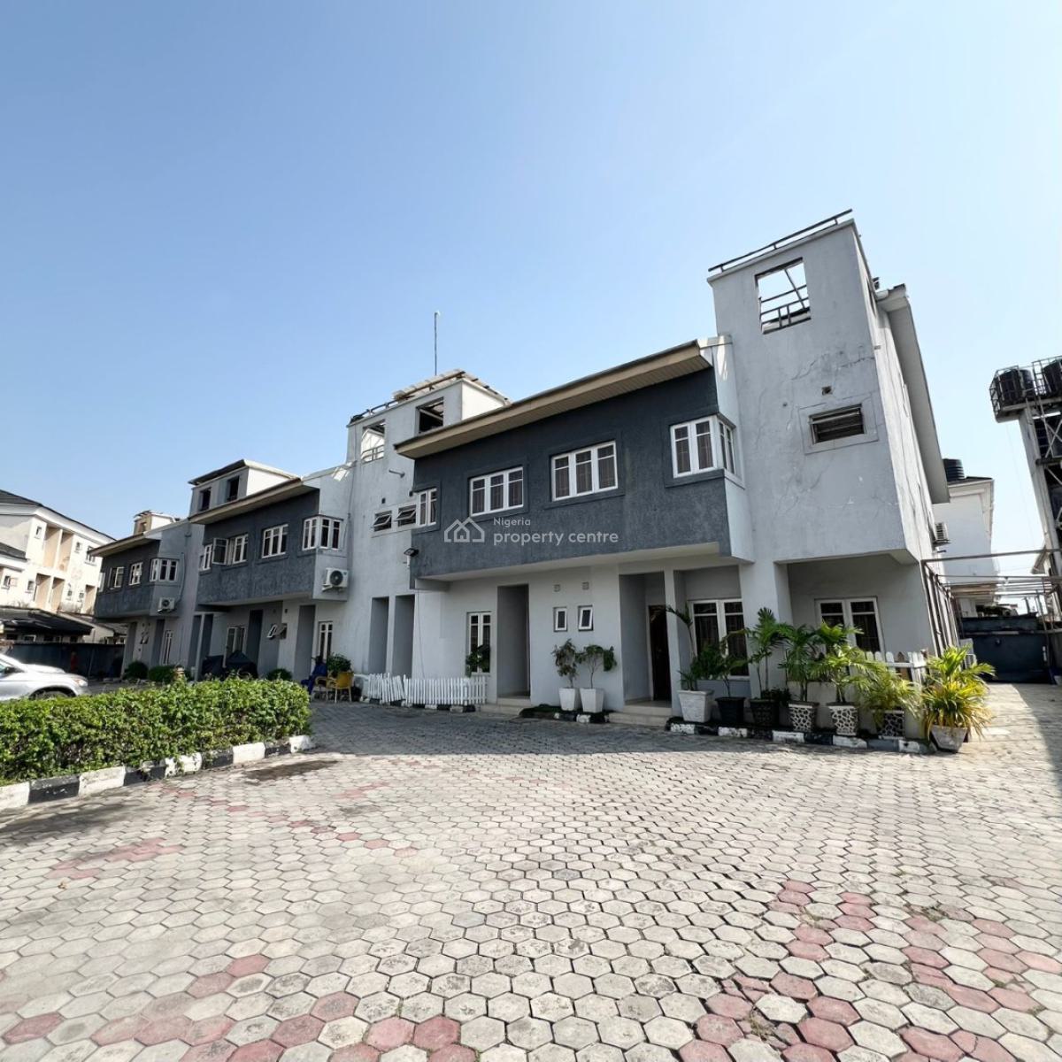 4 Bedroom Terrace Duplex with Bq, Lekki Phase 1, Lekki, Lagos, Terraced Duplex for Rent
