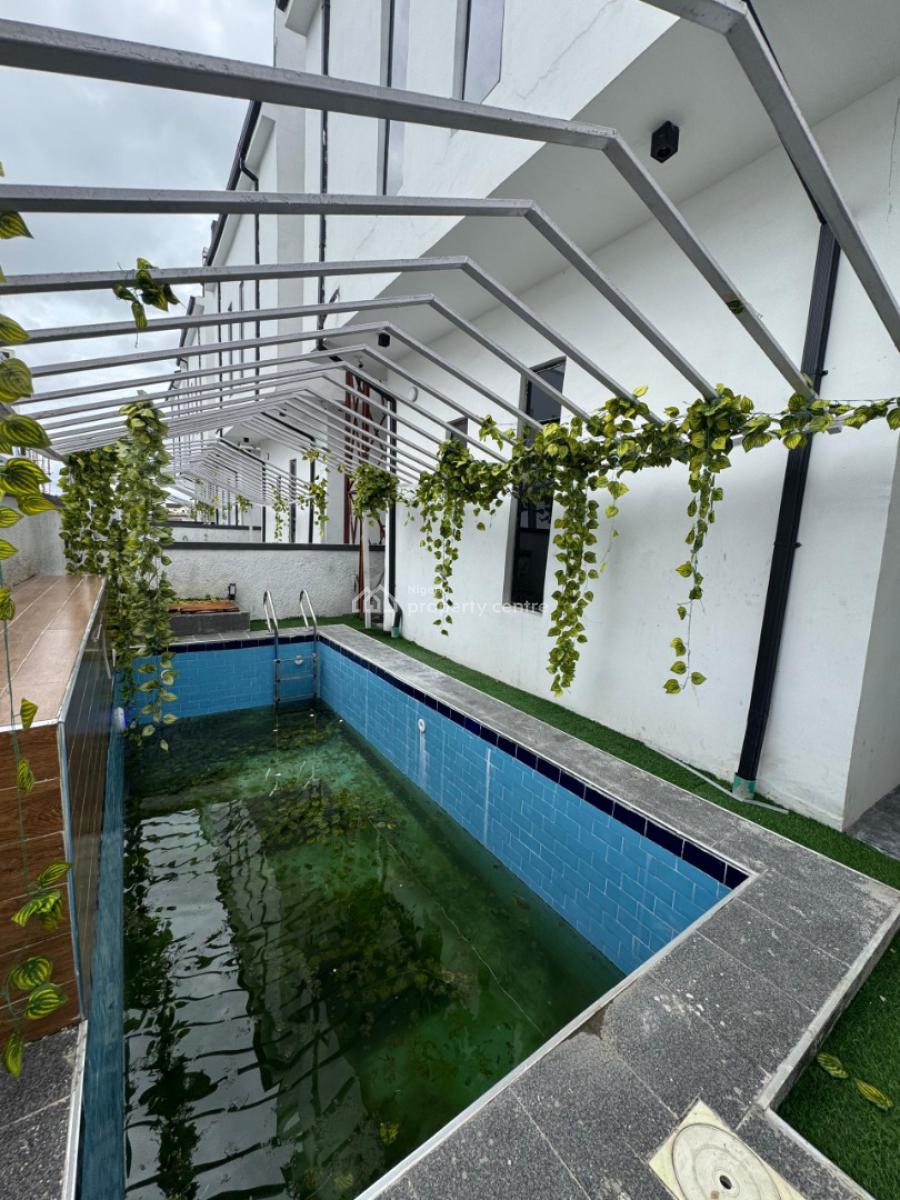 Newly Built 4 Bedroom Fully Detached Duplex with Bq and Pool, Chevron, Lekki, Lagos, Detached Duplex for Sale