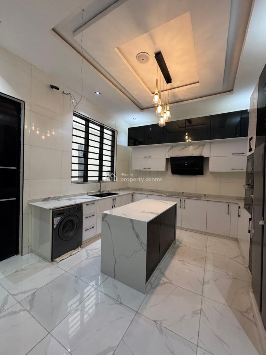 Newly Built 4 Bedroom Fully Detached Duplex with Bq and Pool, Chevron, Lekki, Lagos, Detached Duplex for Sale