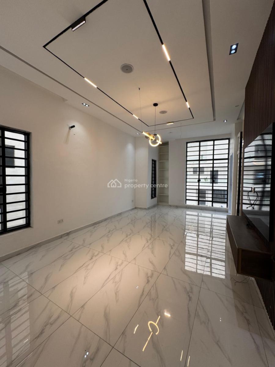 Newly Built 4 Bedroom Fully Detached Duplex with Bq and Pool, Chevron, Lekki, Lagos, Detached Duplex for Sale