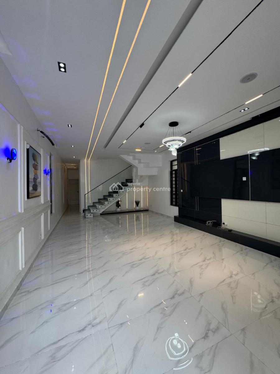 Newly Built 4 Bedroom Fully Detached Duplex with Bq and Pool, Chevron, Lekki, Lagos, Detached Duplex for Sale