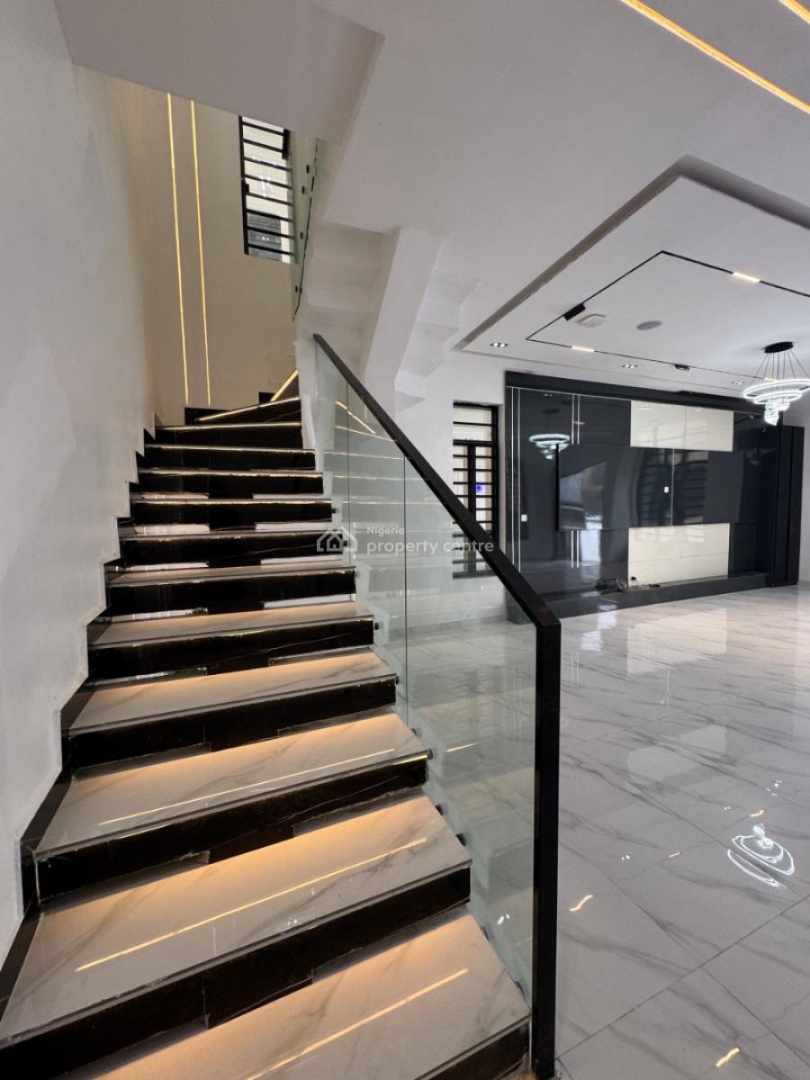 Newly Built 4 Bedroom Fully Detached Duplex with Bq and Pool, Chevron, Lekki, Lagos, Detached Duplex for Sale
