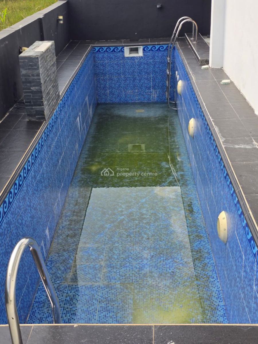 4 Bedroom Semi Detached Duplex Home with Swimming Pool, Gazebo and Bq, Sangotedo, Ajah, Lagos, Semi-detached Duplex for Sale