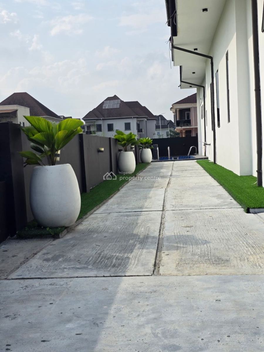 4 Bedroom Semi Detached Duplex Home with Swimming Pool, Gazebo and Bq, Sangotedo, Ajah, Lagos, Semi-detached Duplex for Sale