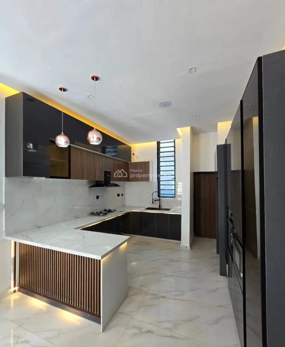 Well Finished Serviced 4 Bedroom Terrace with a Room Bq, Ikate Elegushi, Lekki, Lagos, Terraced Duplex for Rent