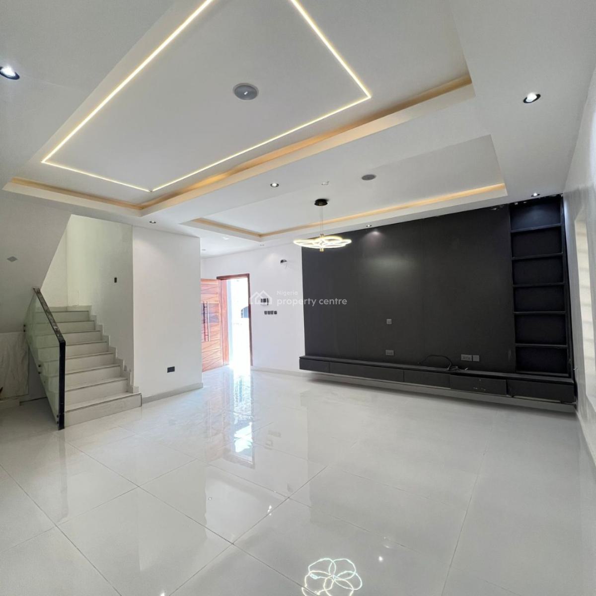 New 4bedroom Fully Detached Duplex with Pool, Crown Estate, Sangotedo, Ajah, Lagos, Detached Duplex for Rent