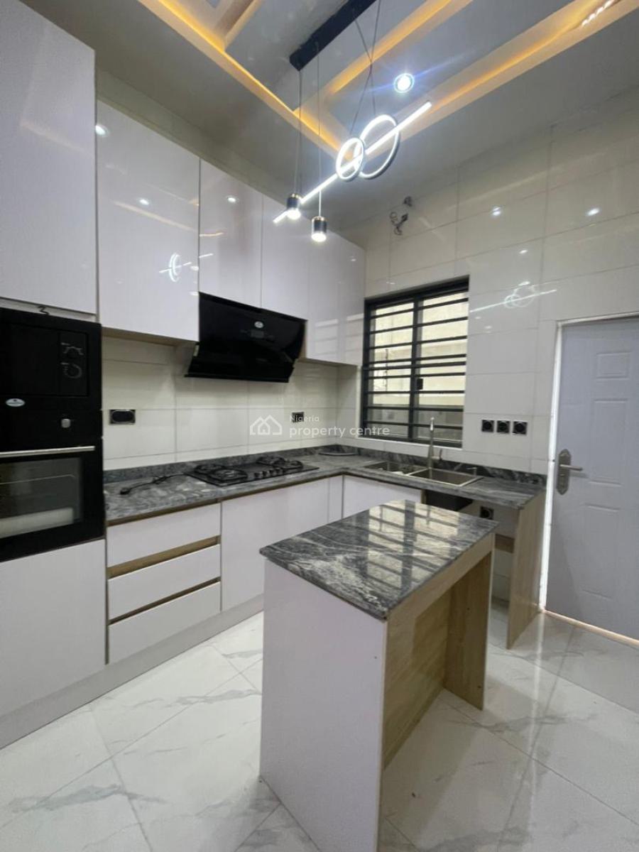 Elegantly Built 4 Bedroom Semi Detached Duplex with Bq, Ikota, Lekki, Lagos, Semi-detached Duplex for Rent