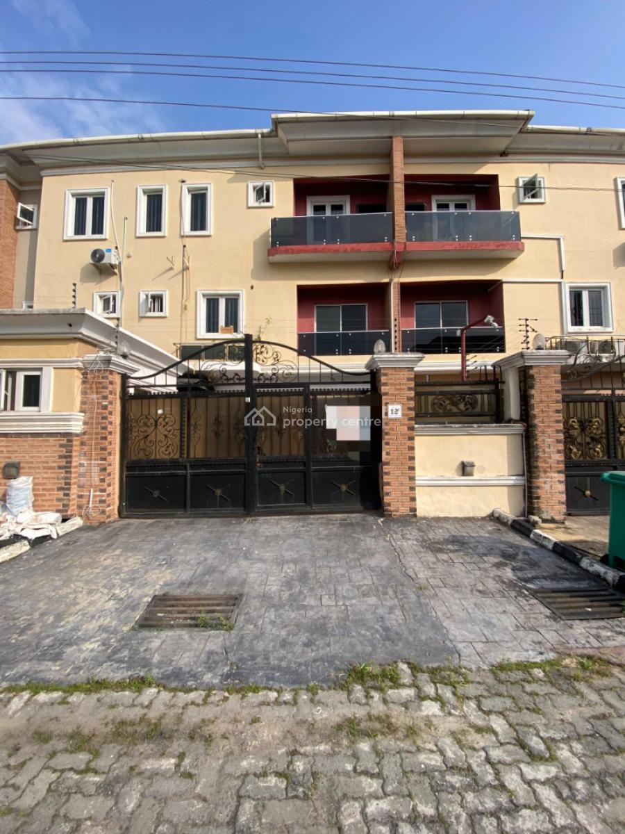 4 Bedroom Terrace Duplex with 2 Bqs, Oral Estate, Ikota, Lekki, Lagos, Terraced Duplex for Rent