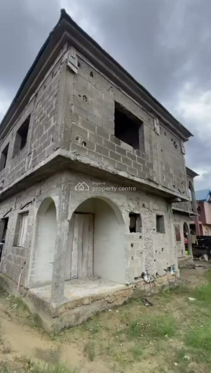 Exquisite 4 Units 3 Bedroom Carcass Blocks of Flat, Badore, Ajah, Lagos, House for Sale
