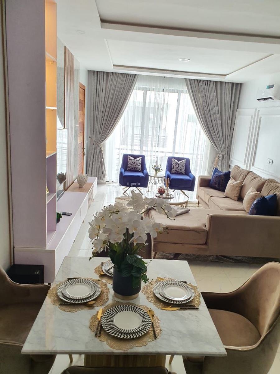 Luxury Furnished 2 Bedroom Flat All Room Ensuite, Agungi, Lekki, Lagos, Flat / Apartment for Rent