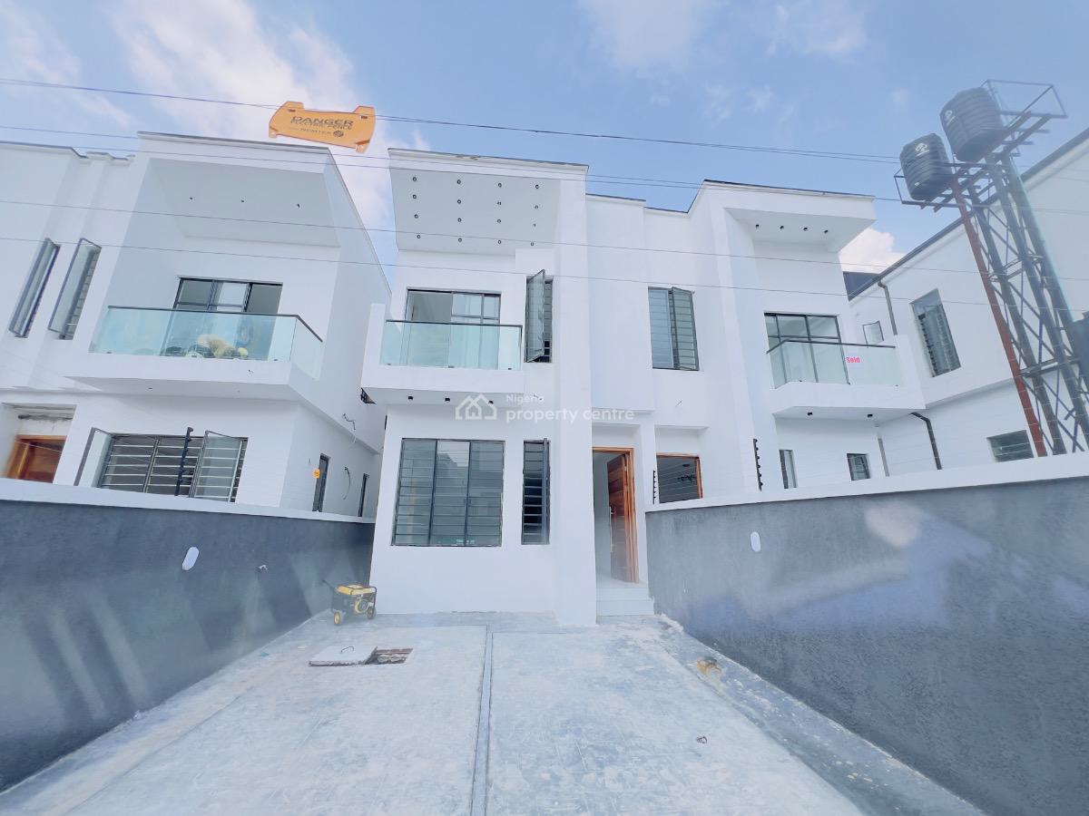 4 Bedroom Semi Detached Duplex with Bq, Ikota, Lekki, Lagos, Semi-detached Duplex for Sale