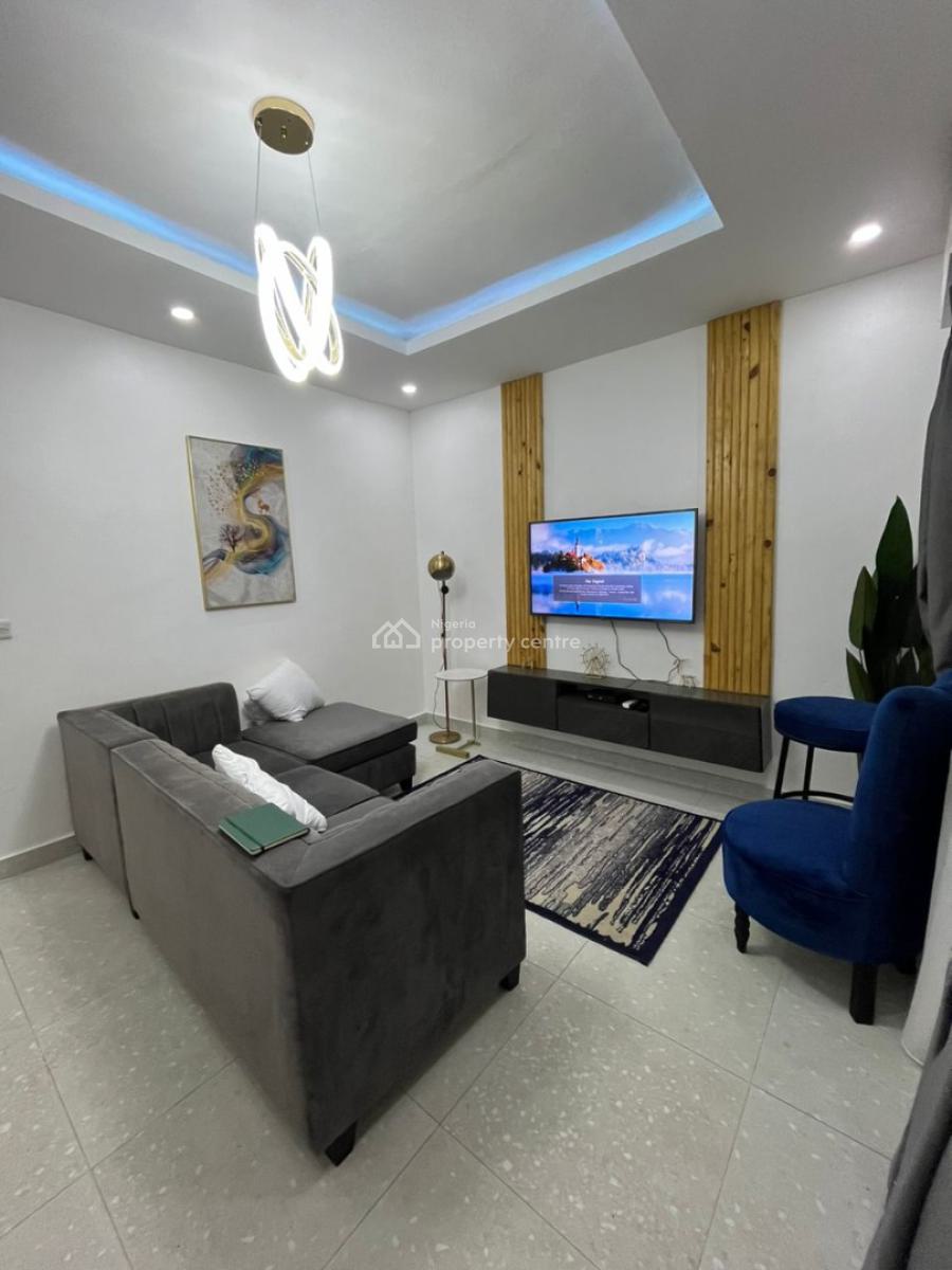 Fully Furnished and Service 1-bedroom Apartment, New Road, Alpha Beach, Chevron, Lekki, Lagos, Mini Flat (room and Parlour) for Rent