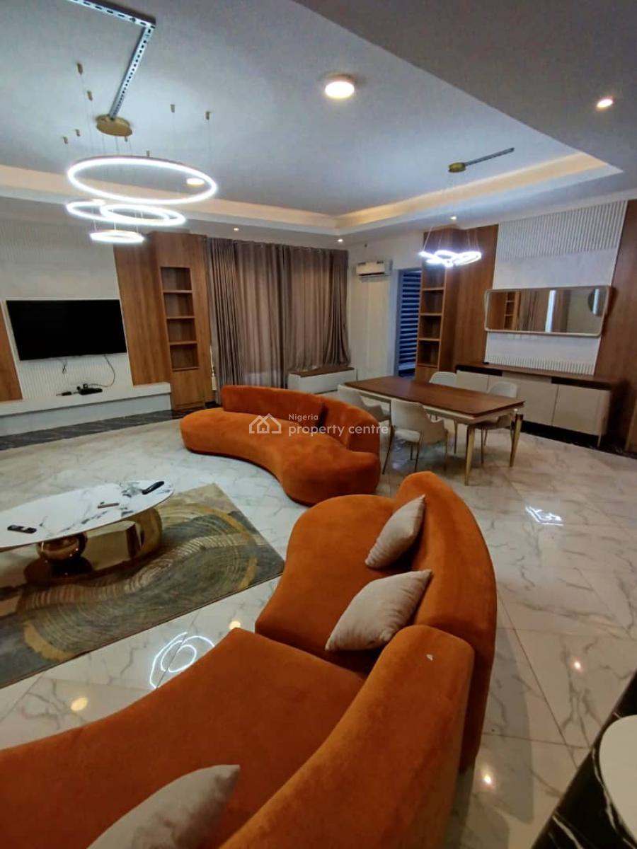Massive Fully Furnished 3 Bedroom Flat on a Tarred Road with 24h Light, Mabushi, Abuja, Flat / Apartment for Rent