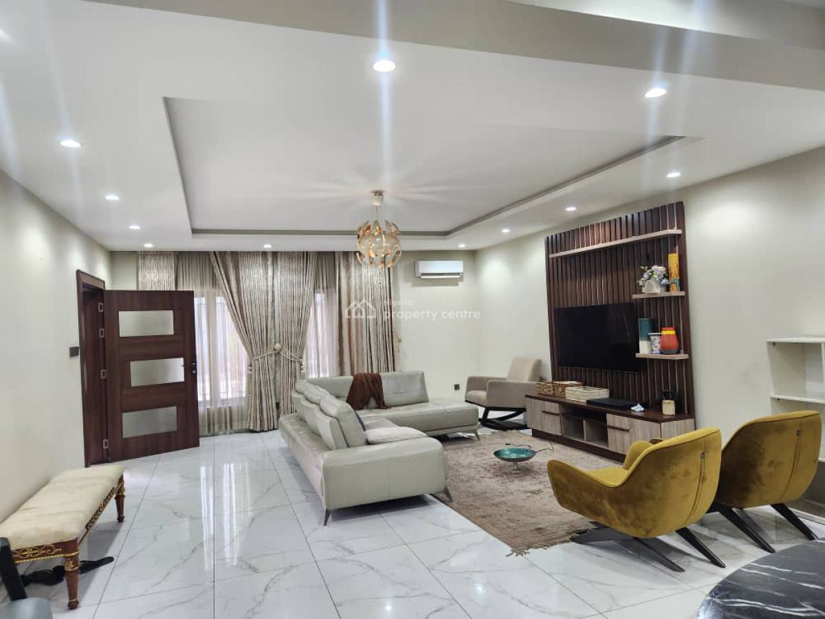 Fully Furnished 4 Bedroom Detached Duplex with a Bq, Wuye, Abuja, Detached Duplex for Rent