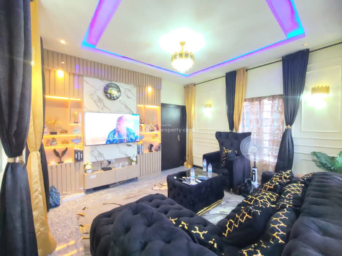 Fully Furnished 1 Bedroom Apartment with Inverter Upstairs, Beach Front Estate, Orchid Road, Second Toll Gate, Lekki, Lagos, Mini Flat (room and Parlour) for Sale