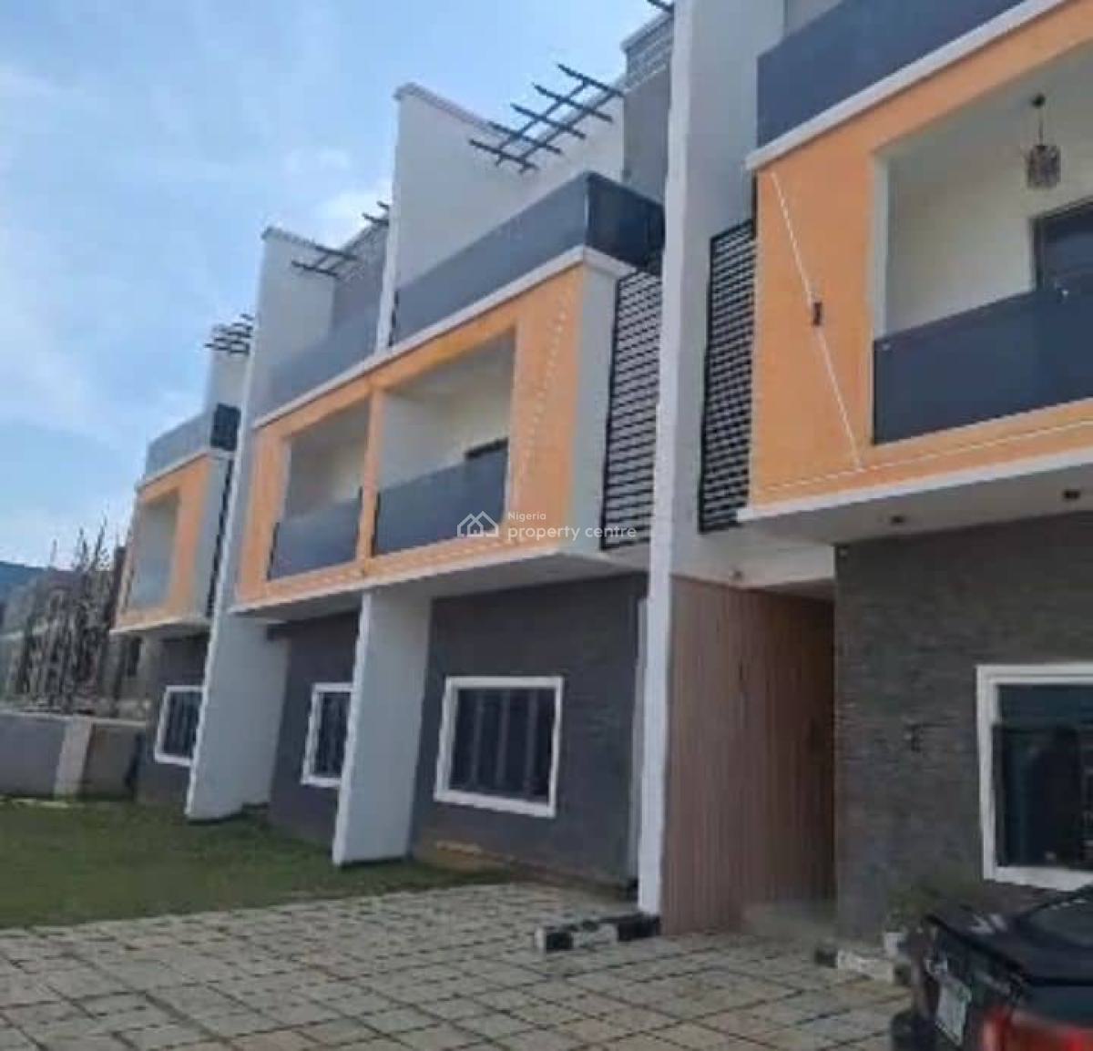 5 Bedroom Terrace Duplex (interior Carcass) with Bq, Life Camp, Abuja, Terraced Duplex for Sale