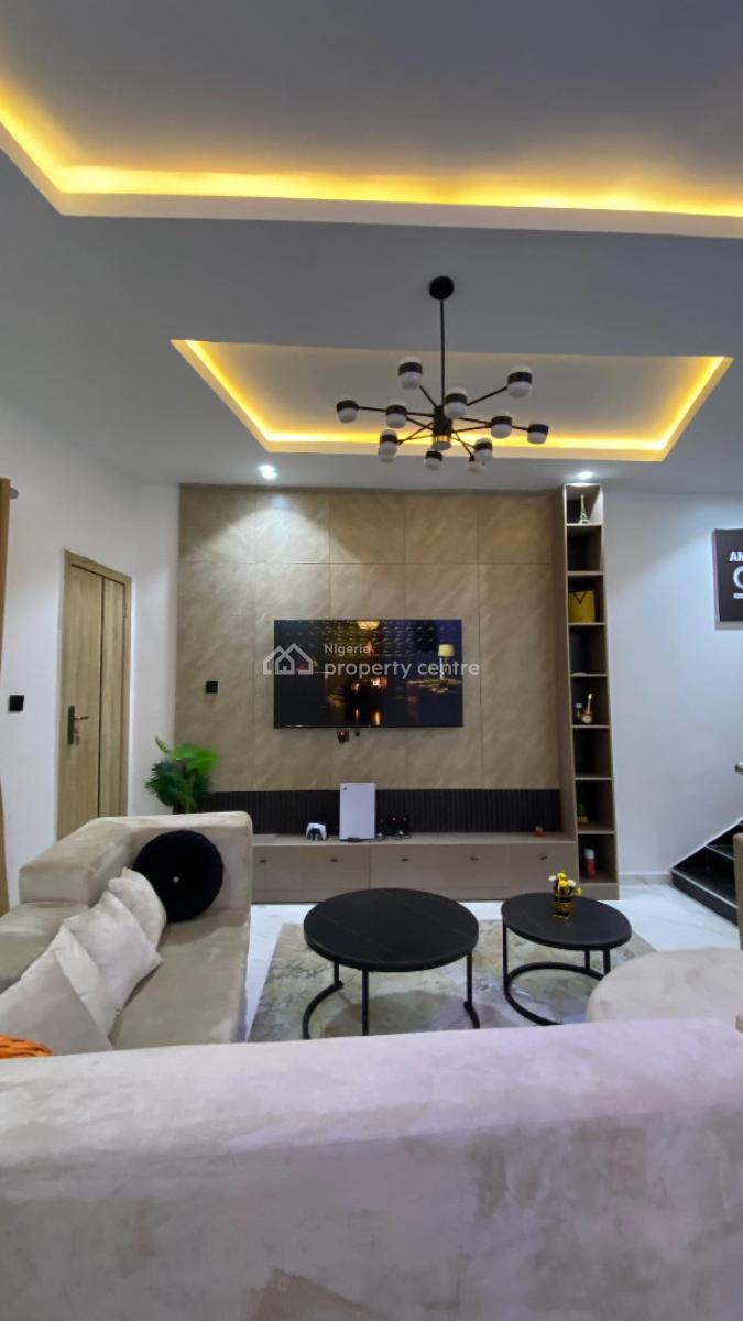 Cozy 4 Bedroom Duplex with Ps5, Lbs View Estate Opposite Lagos Business School, Ajah, Lagos, Terraced Duplex Short Let