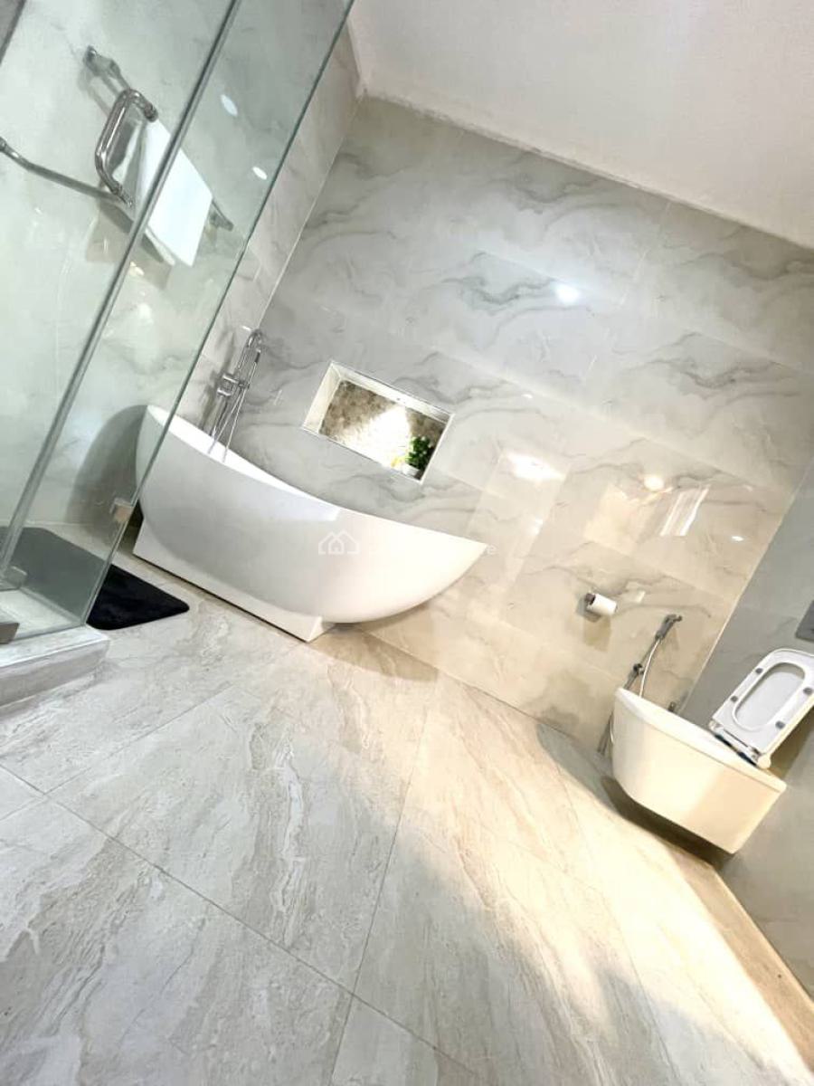 Fully Furnished 4 Bedroom Terrace Duplex with 2living Room and a Bq, Wuye, Abuja, Terraced Duplex for Rent