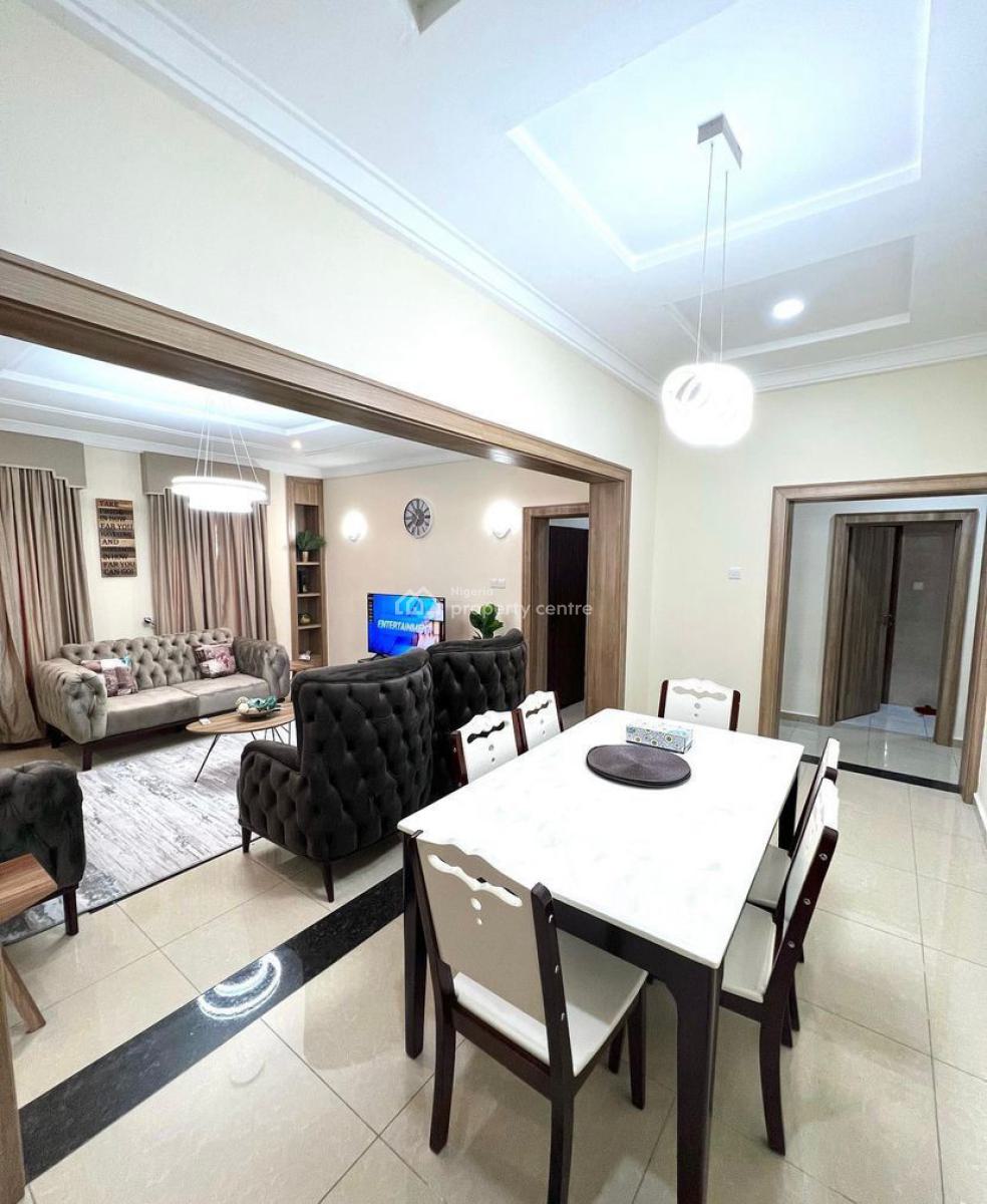 Fully Furnished 3 Bedroom Flat with Solar Energy and Generator, Katampe Extension, Katampe, Abuja, Flat / Apartment for Rent