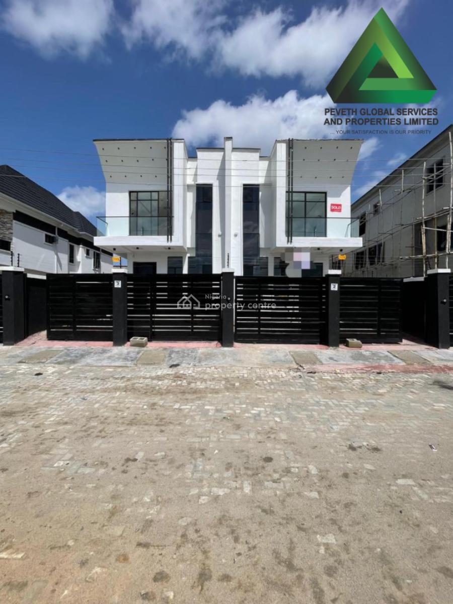 4 Bedroom Semi Detached Duplex with Bq, Ikota, Lekki, Lagos, Semi-detached Duplex for Sale
