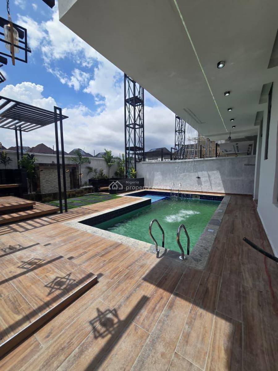 Amazing 5 Bedroom Duplex with a Pool, Bq, Cinema, Chevron, Lekki, Lagos, House for Sale
