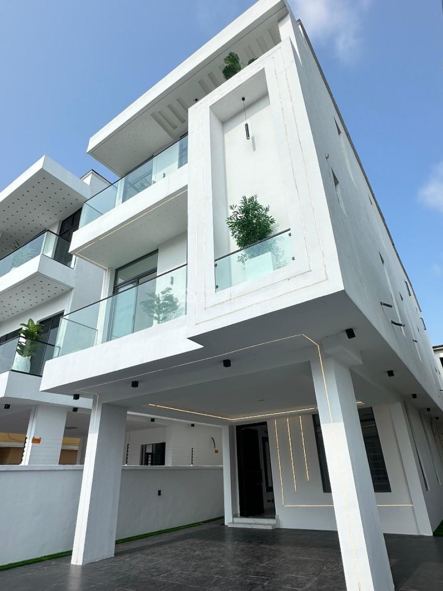 Luxurious 5 Bedroom Duplex with a Bq and a Pool, Chevron, Lekki, Lagos, House for Sale