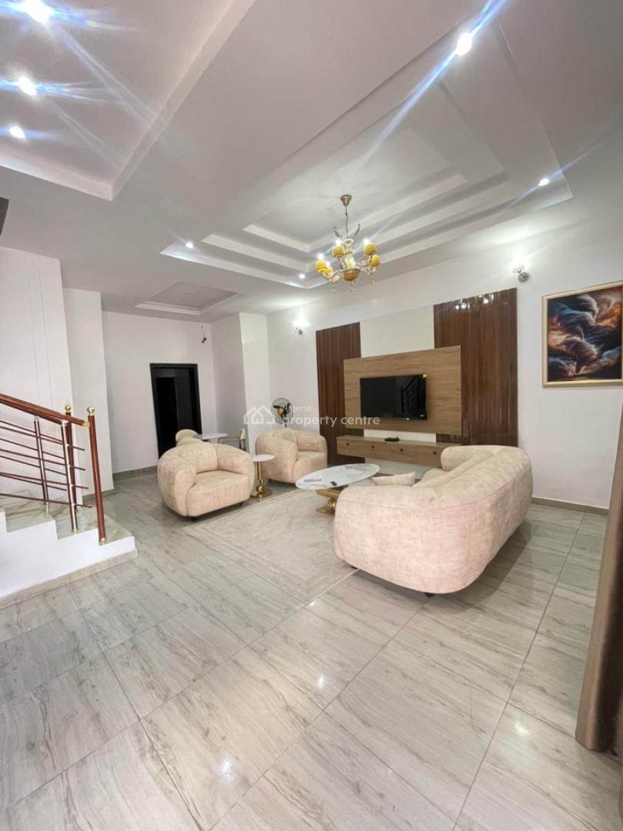 Unfurnished and Furnished 4 Bedrooms Terrace Duplex, Orchid Road, Lekki Phase 2, Lekki, Lagos, Terraced Duplex for Rent