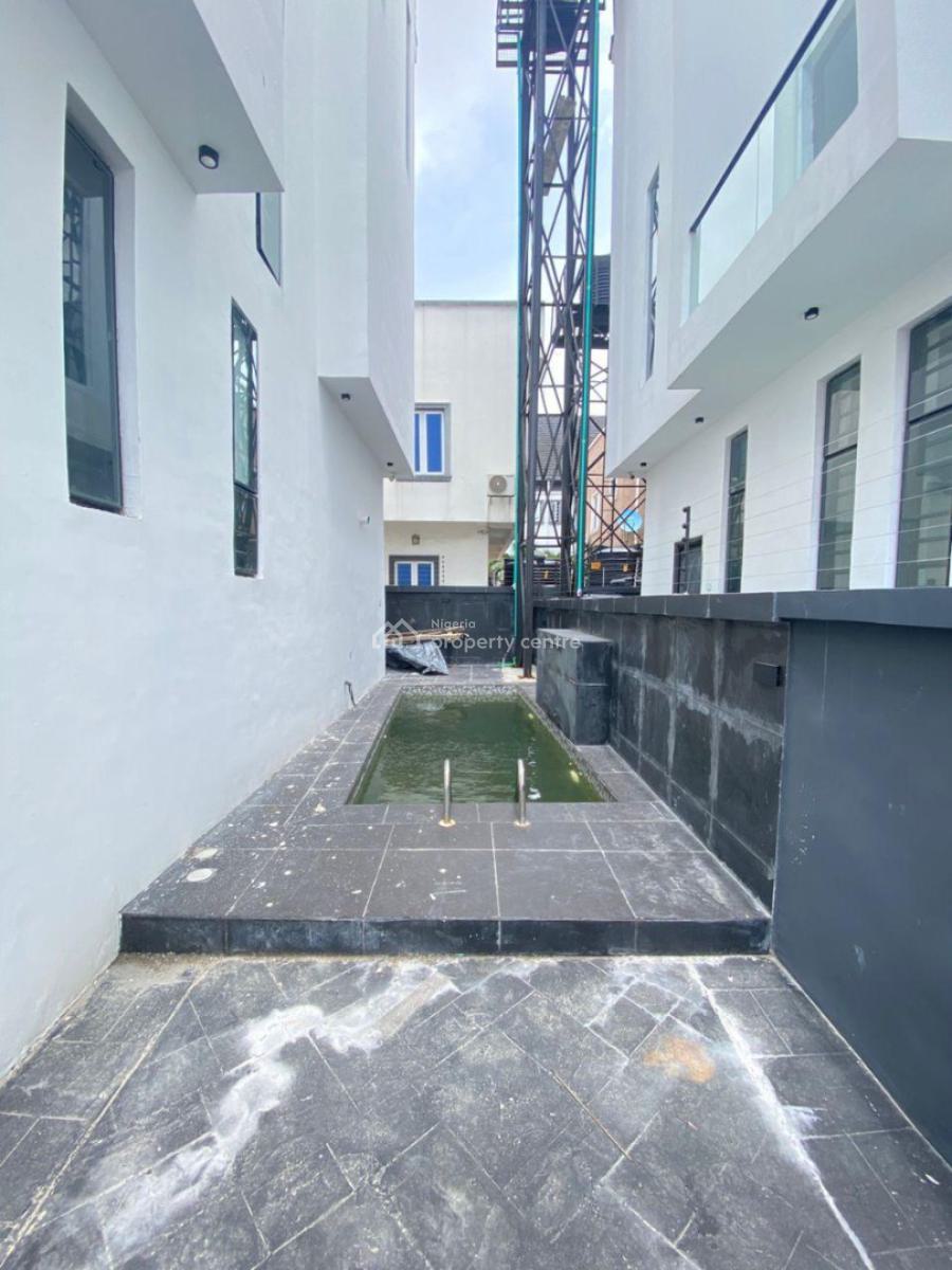 Beautiful 5 Bedroom Duplex with a Bq, Pool and Cinema, Osapa, Lekki, Lagos, House for Sale