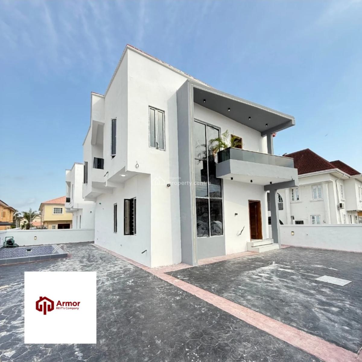 Fully Detached 4 Bedroom with Swimming Pool, Sangotedo, Ajah, Lagos, Detached Duplex for Sale