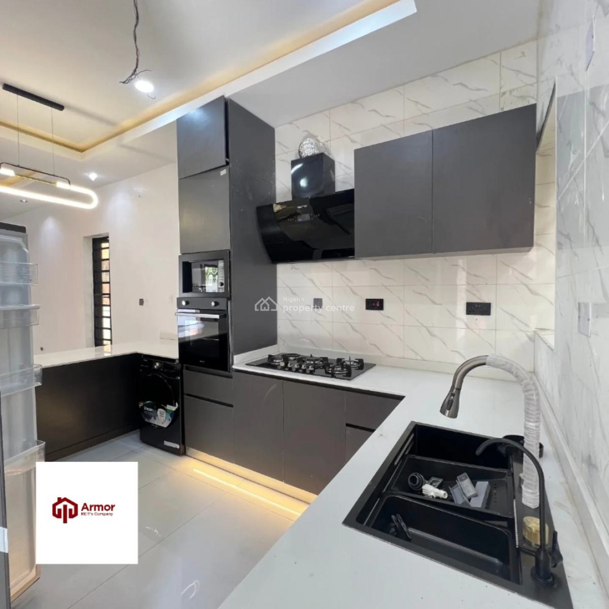 Fully Detached 4 Bedroom with Swimming Pool, Sangotedo, Ajah, Lagos, Detached Duplex for Sale