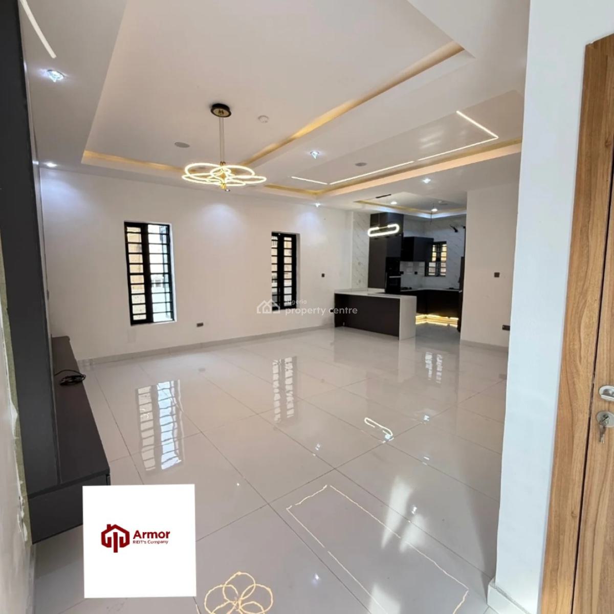 Fully Detached 4 Bedroom with Swimming Pool, Sangotedo, Ajah, Lagos, Detached Duplex for Sale