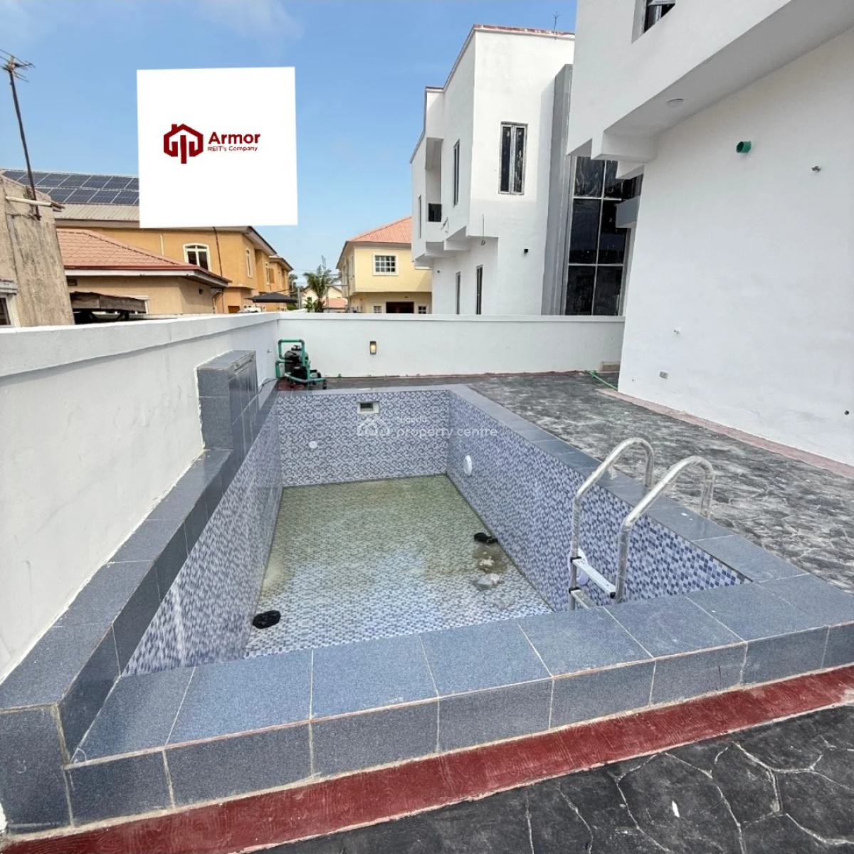 Fully Detached 4 Bedroom with Swimming Pool, Sangotedo, Ajah, Lagos, Detached Duplex for Sale
